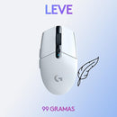 Mouse Gamer Sem Fio Logitech G305 LIGHTSPEED com 6 Botões Programáveis e Até 12.000 - Branco DPI - Branco