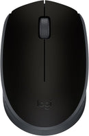 Mouse sem fio Logitech M170 com Design Ambidestro Compacto, Conexão USB e Pilha Inclusa - Preto