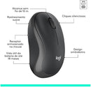 Combo Teclado e Mouse sem fio Logitech MK295 com Digitação e Clique Silencioso, Teclas de Mídia de Fácil Acesso, Conexão USB, Pilhas Inclusas e Layout ABNT2