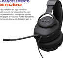 JBL, Fone de Ouvido Com Fio, Quantum 100M2, Headset Gamer, Over Ear, Microfone Removível - Preto