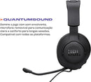 JBL, Fone de Ouvido Com Fio, Quantum 100M2, Headset Gamer, Over Ear, Microfone Removível - Preto