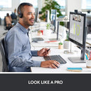 Webcam Full HD Logitech C920s 1080p/30fps com Microfone Embutido e Tampa de Privacidade para Zoom/Teams/Meet ou até Criação de conteúdo - Preto